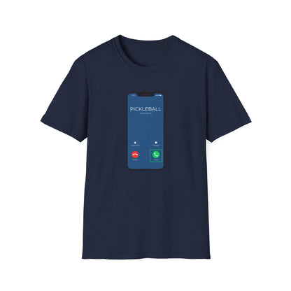 INCOMING CALL PICKLEBALL T-SHIRT