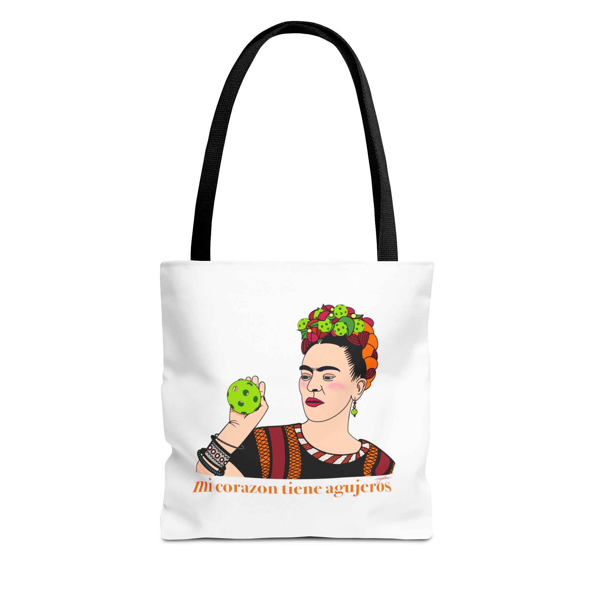 MI CORAZON TIENE AGUJEROS TOTE BAG