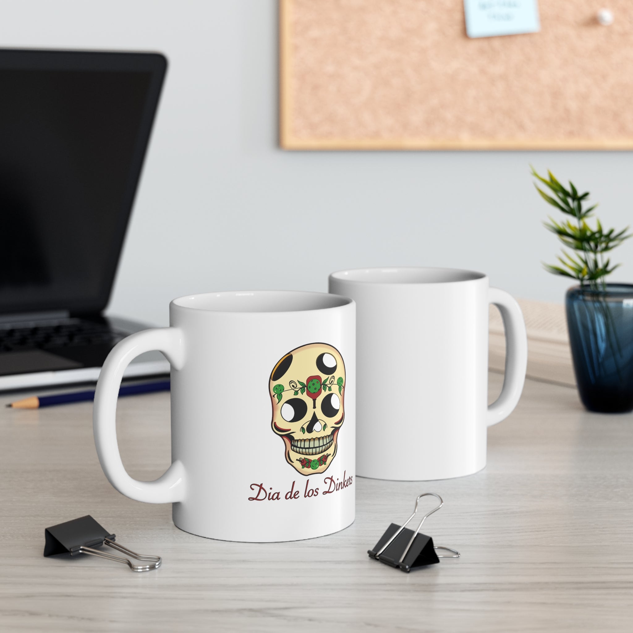 DIA DE LOS DINKERS WHITE MUG (11oz)