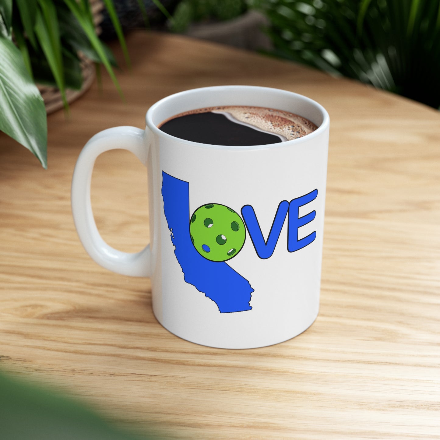 CALIFORNIA PICKLEBALL WHITE MUG (11oz)