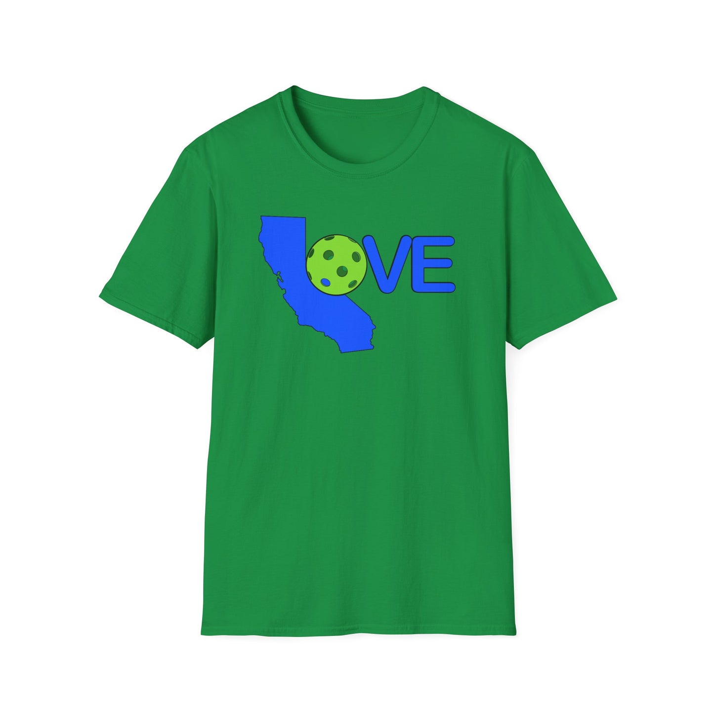 CALIFORNIA PICKLEBALL LOVE T-SHIRT