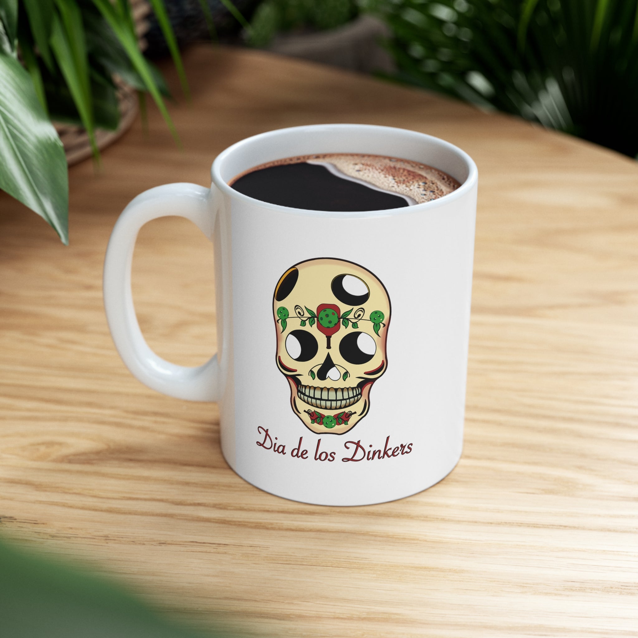 DIA DE LOS DINKERS WHITE MUG (11oz)