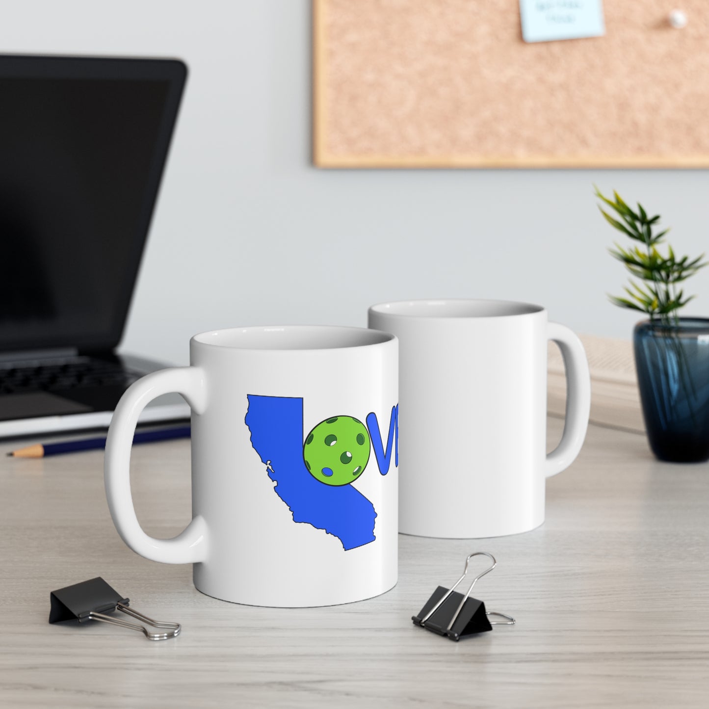 CALIFORNIA PICKLEBALL WHITE MUG (11oz)