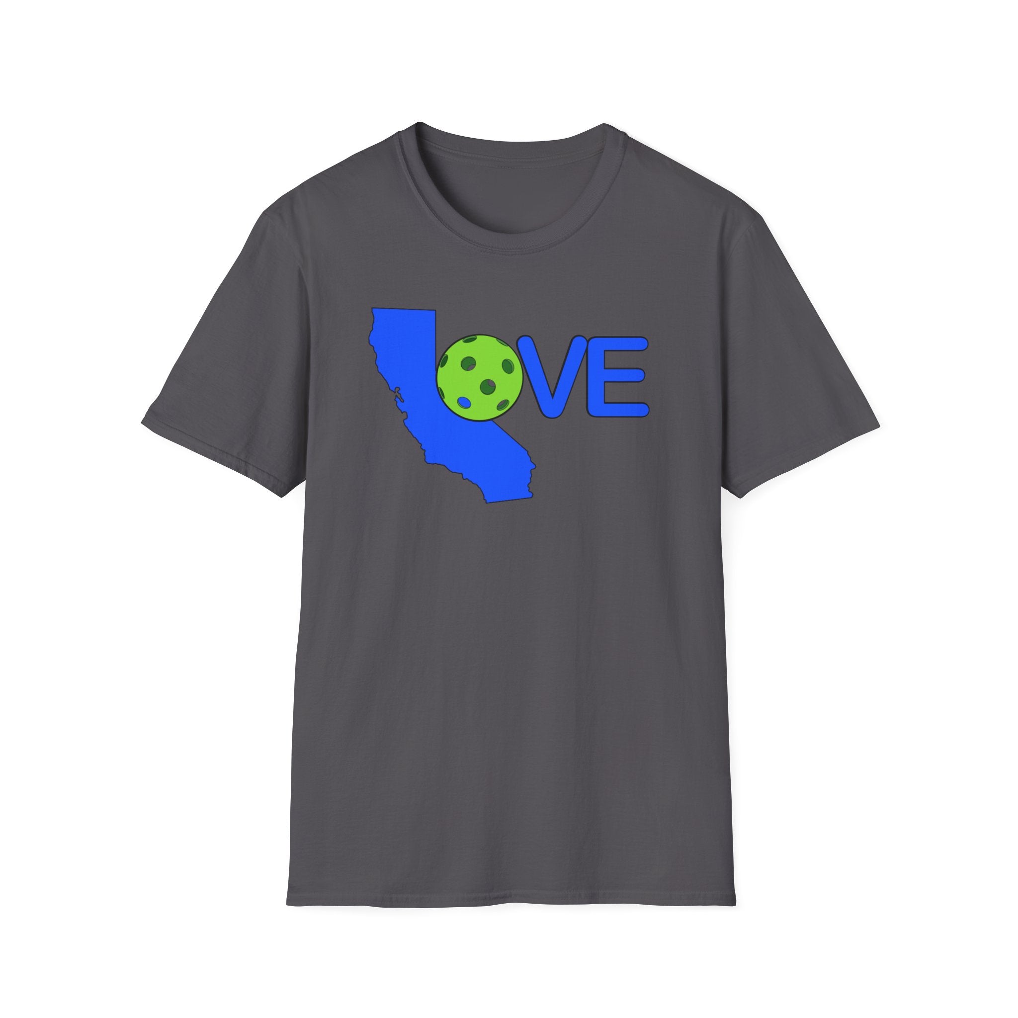 CALIFORNIA PICKLEBALL LOVE T-SHIRT