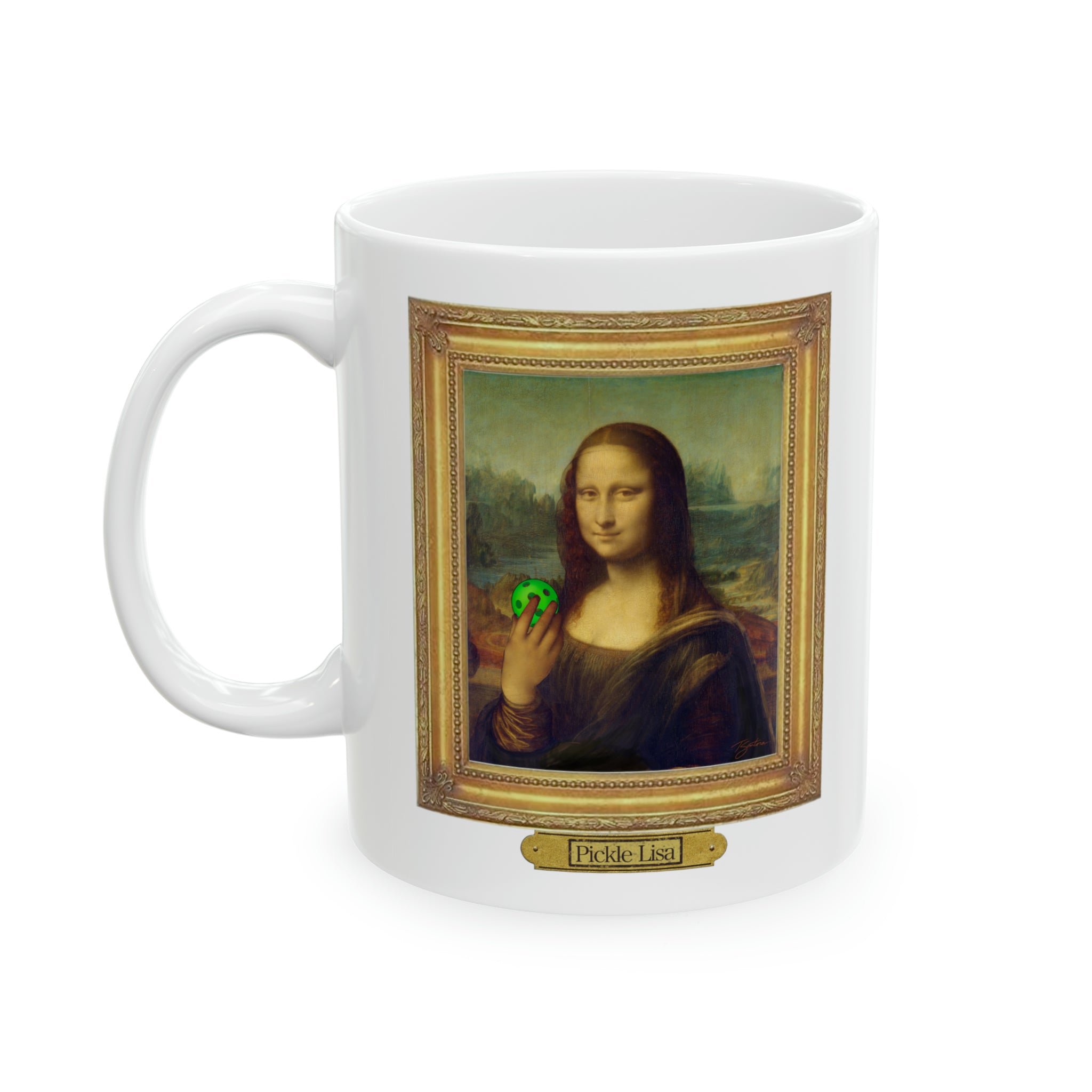 PICKLE LISA WHITE MUG (11oz)