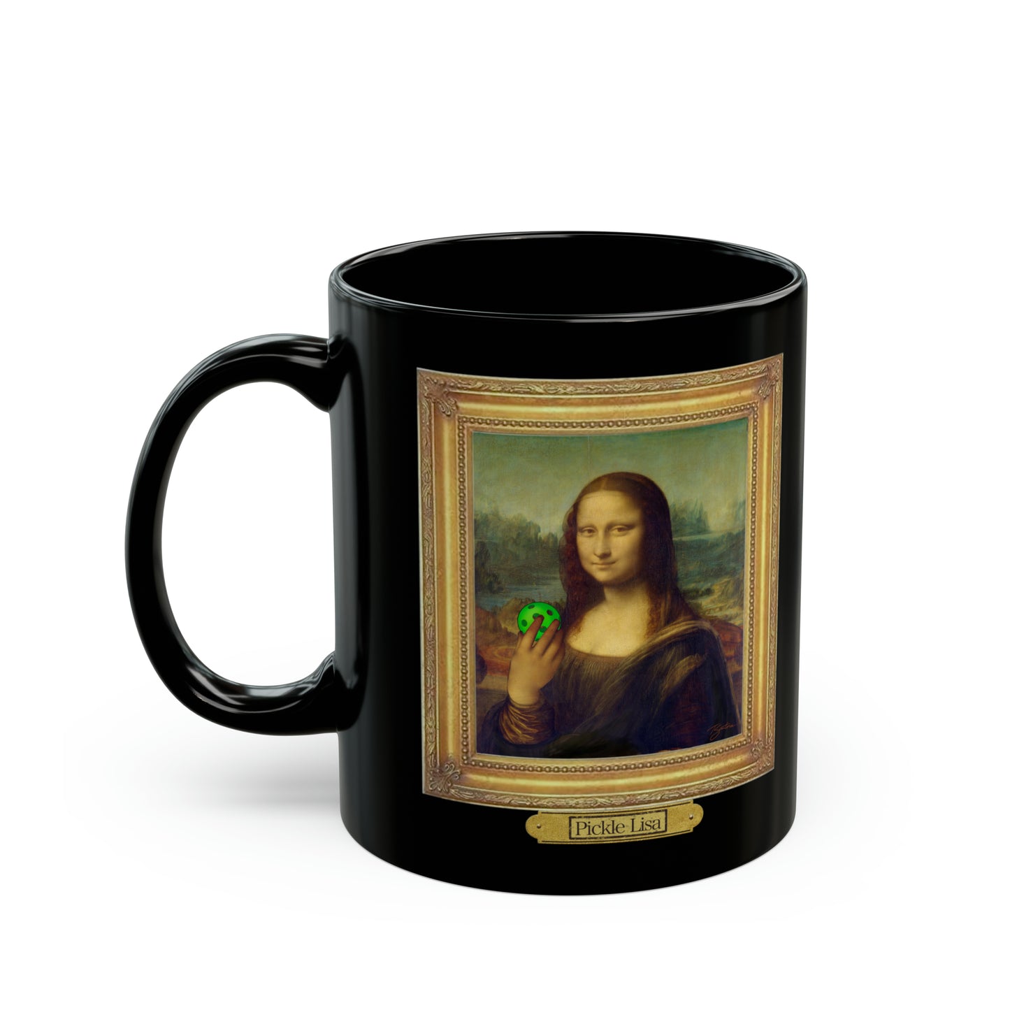 PICKLE LISA BLACK MUG (11oz)