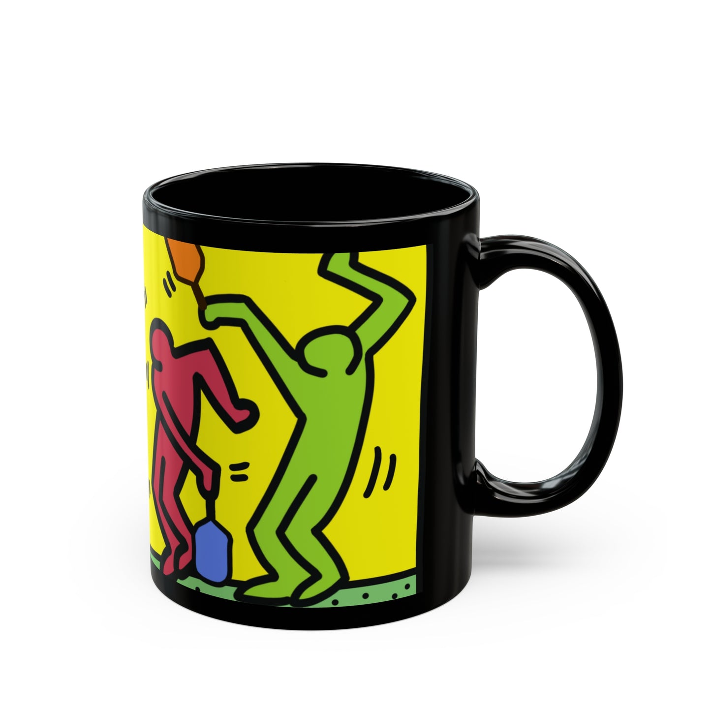 PICKLED HARING BLACK MUG (11oz)