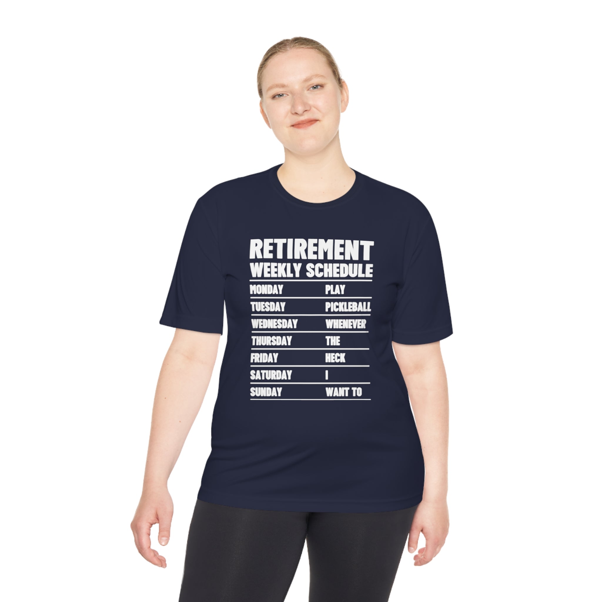 Pickleball Retirement Schedule Athletic T-shirt