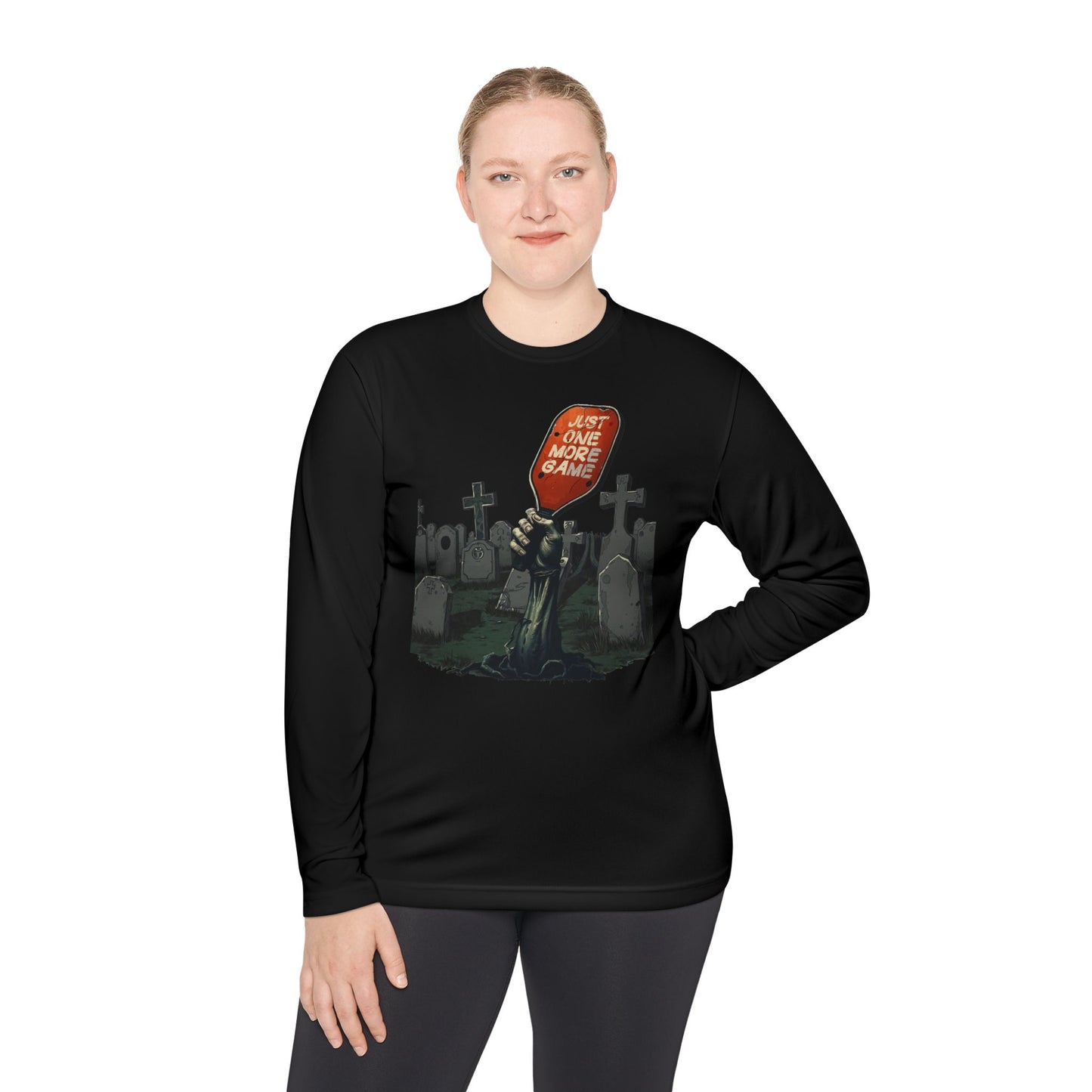 One More Game Zombie Halloween Performance T-Shirt Unisex