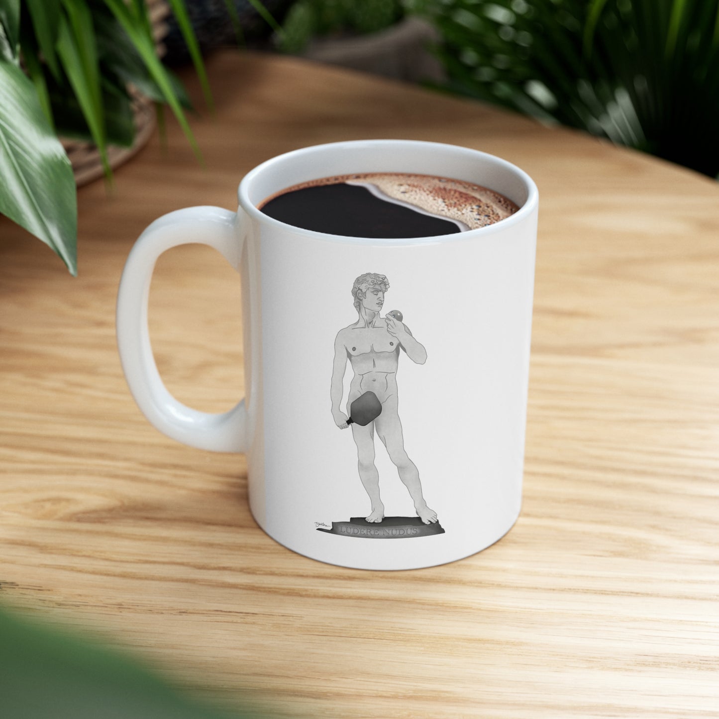 LUDERE NUDUS - PLAY NAKED WHITE MUG (11oz)