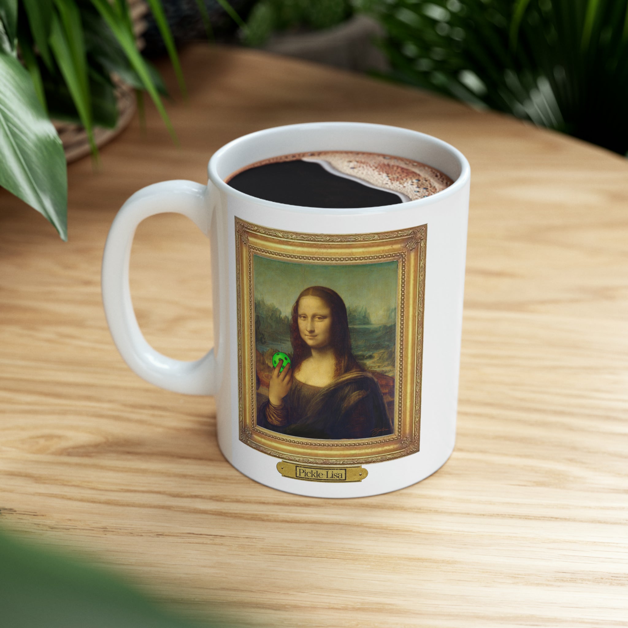 PICKLE LISA WHITE MUG (11oz)