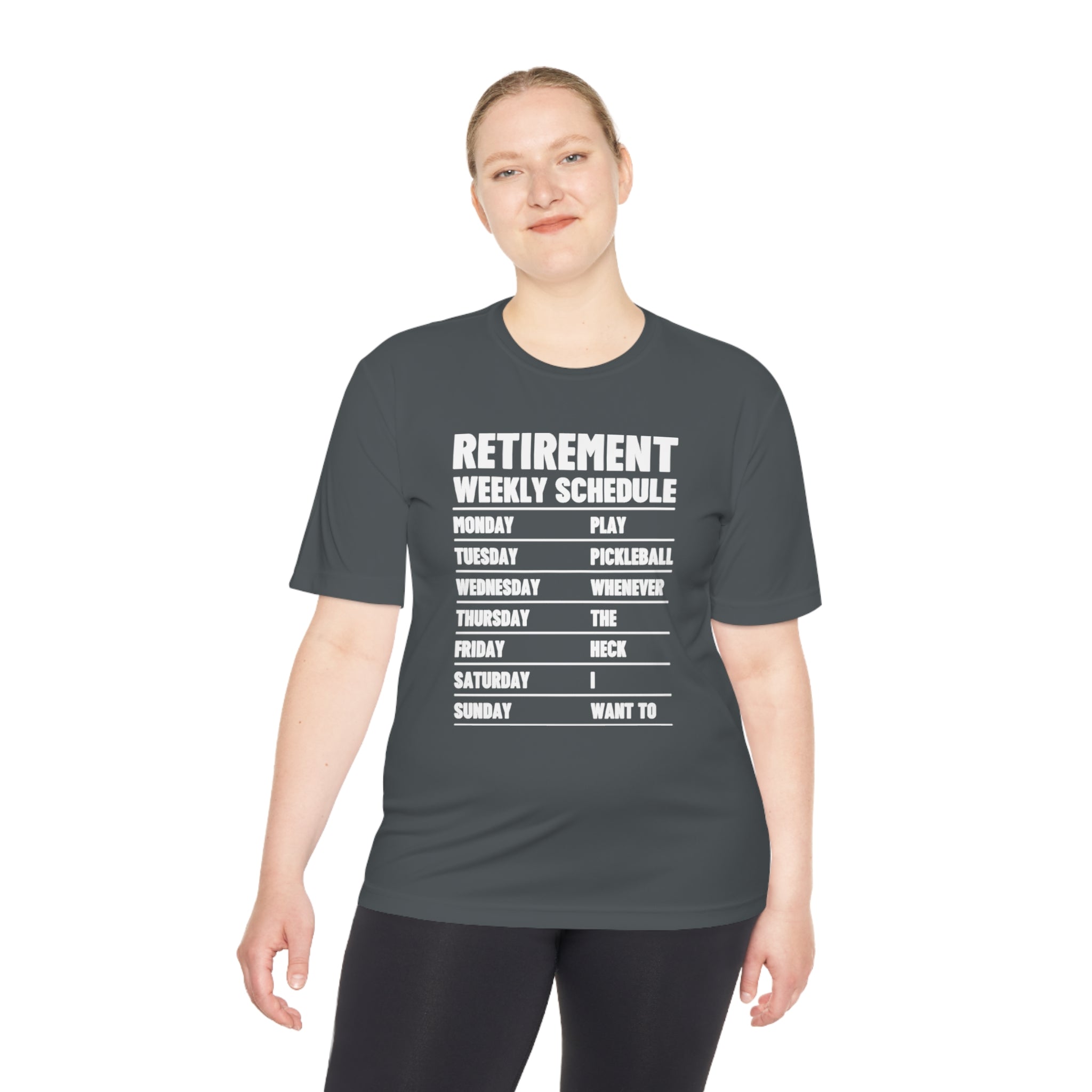 Pickleball Retirement Schedule Athletic T-shirt