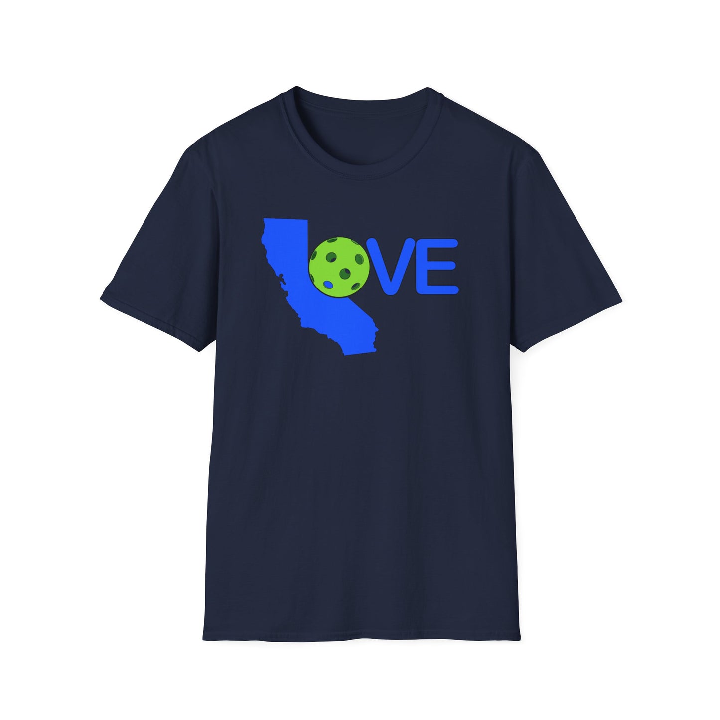 CALIFORNIA PICKLEBALL LOVE T-SHIRT