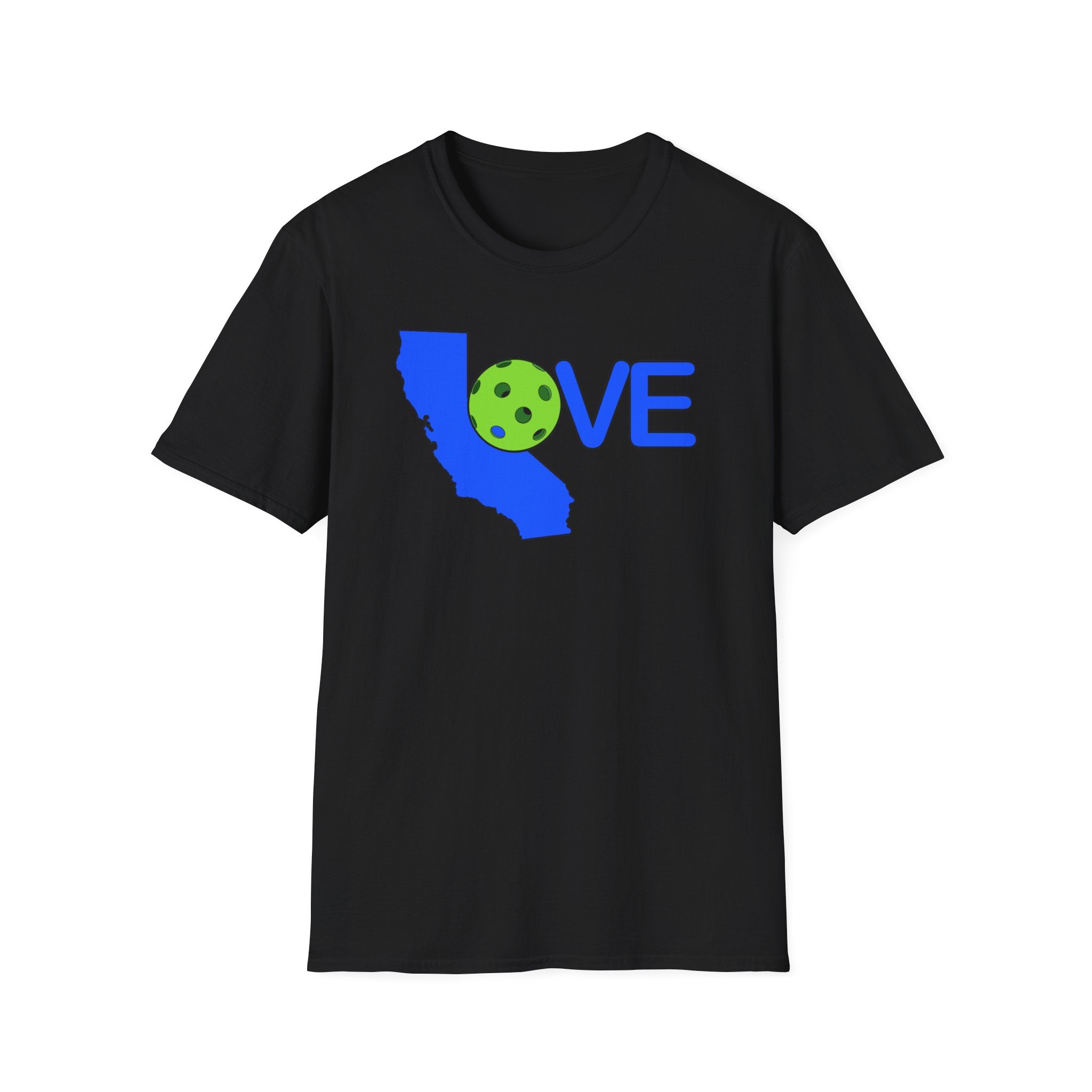 CALIFORNIA PICKLEBALL LOVE T-SHIRT