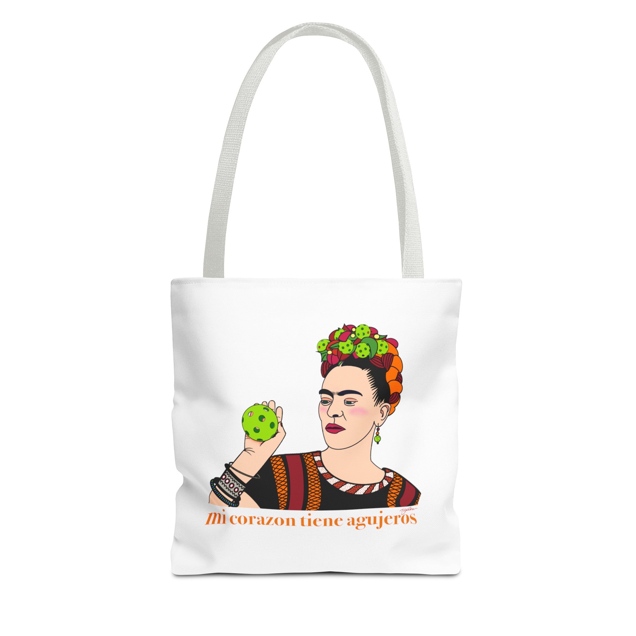 MI CORAZON TIENE AGUJEROS TOTE BAG