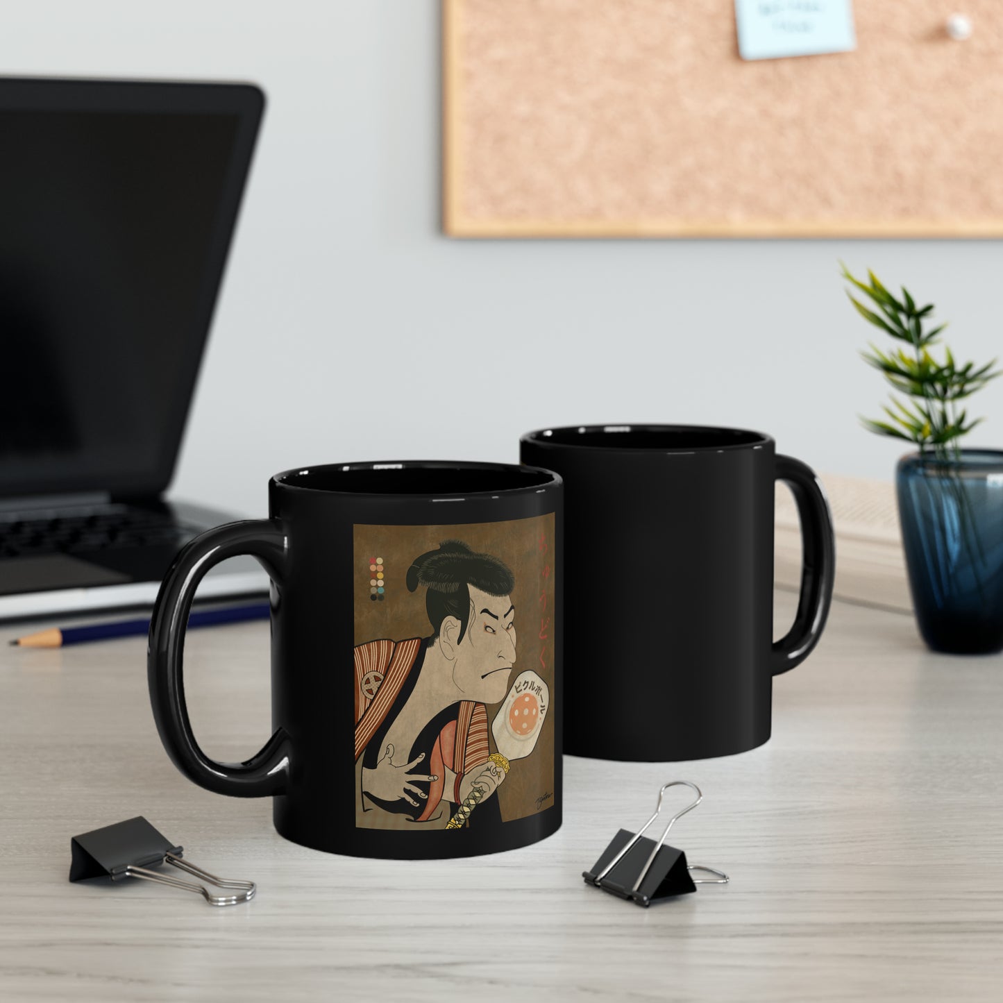 KABUKI BLACK MUG (11oz)