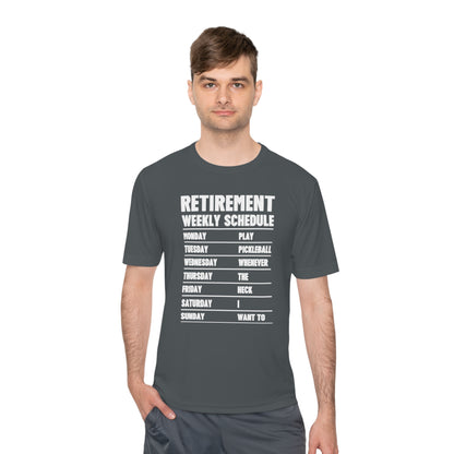 Pickleball Retirement Schedule Athletic T-shirt