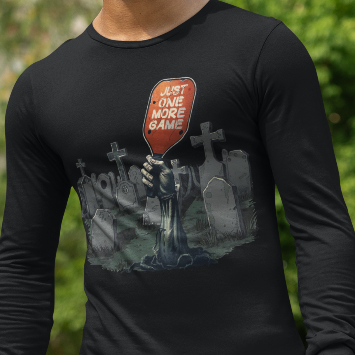 Zombie Just One More GamePerformance Long Sleeve Shirt