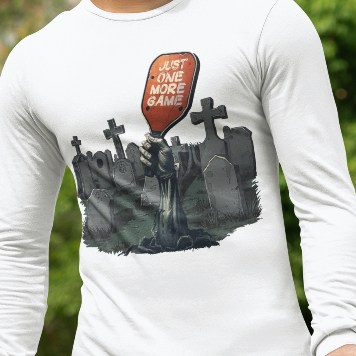 Zombie Just One More GamePerformance Long Sleeve Shirt