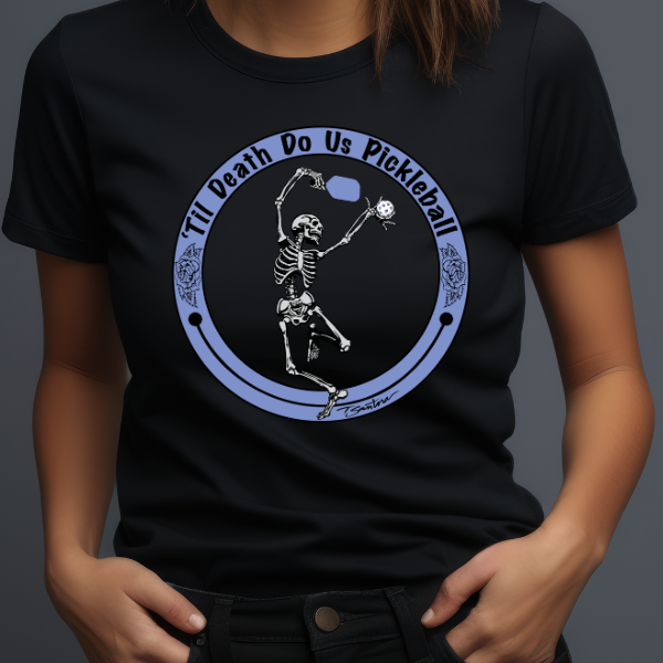 'TIL DEATH DO US PICKLE SPORTS TEK ATHLETIC SHIRT