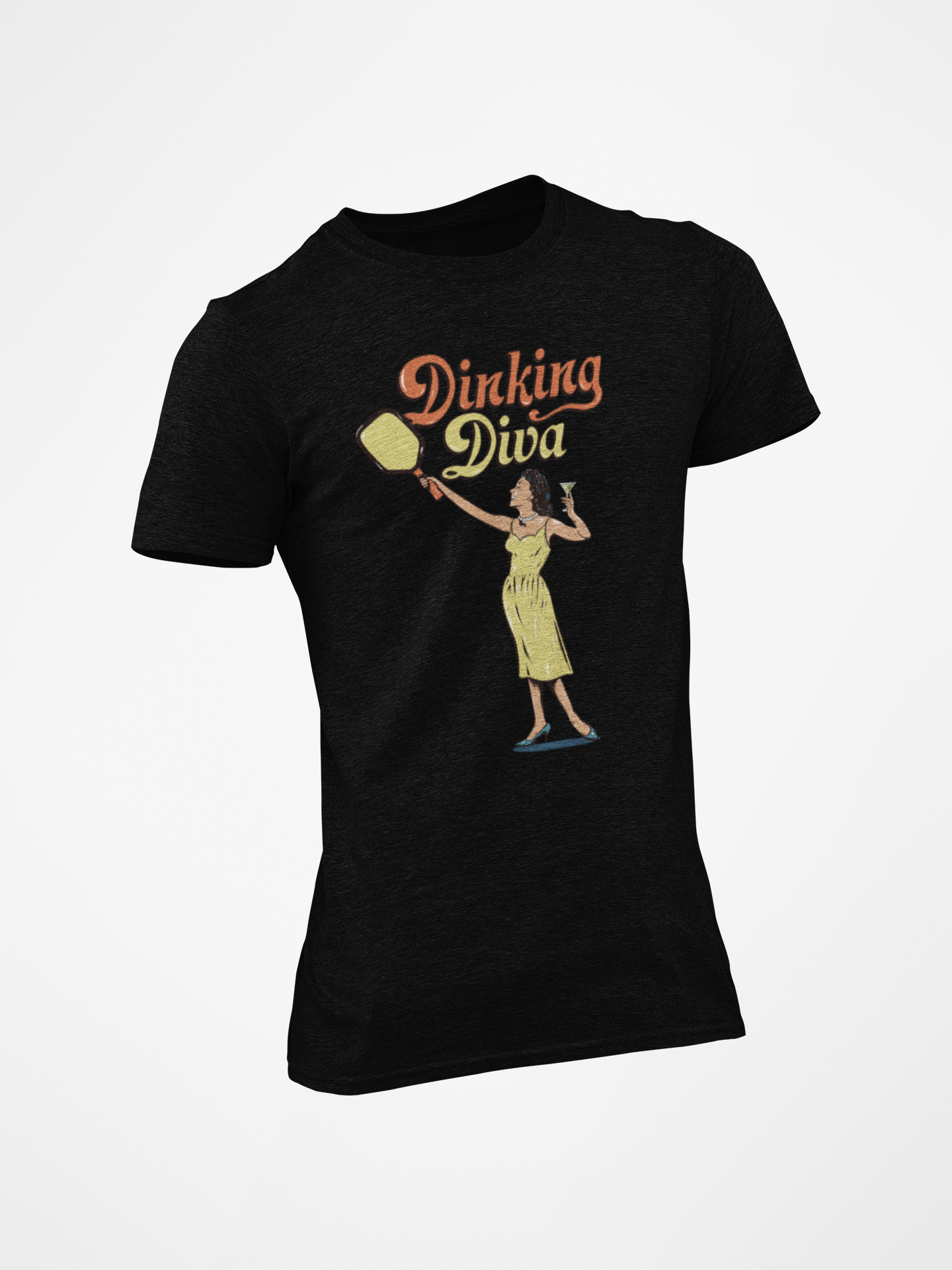 DINKING DIVA SPORTS TEK ATHLETIC SHIRT